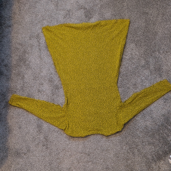 Gudrun Sjoden Yellow Long Sleeve V-Neck Dress - Picture 4 of 6